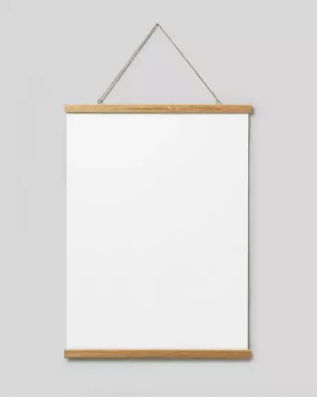 Posterleiste eiche 51 cm, magnetbefestigung - Posterleiste aus Eiche mit Magnetbefestigung - desenio.de