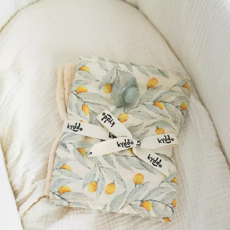 Mulltücher Orange Garden 2er Pack – kyddo x teresacasamonti