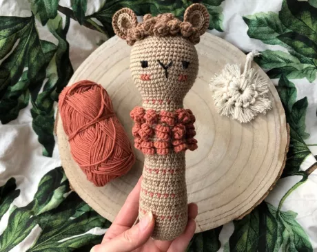 Babyrassel Häkel Alpaka | Etsy