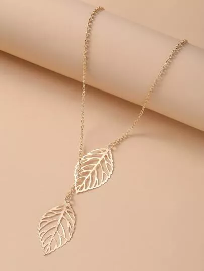 Colar de Charme de Folha | SHEIN Brasil