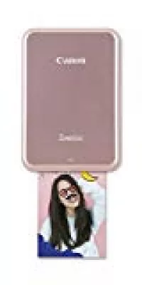 Canon Zoemini Mobiler Mini-Fotodrucker (Akku, 5 x 7,5cm Fotos, ZINK-Druck tintenfrei, für Handys iOS und Android via bluetooth, 160 g) rosegold