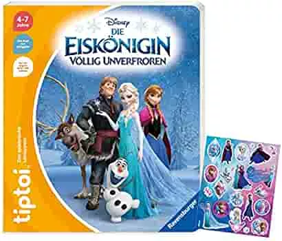 tiptoi Ravensburger Buch Die Eiskönigin - Völlig unverfroren Frozen ELSA + Disney Frozen Sticker: Amazon.de: Spielzeug