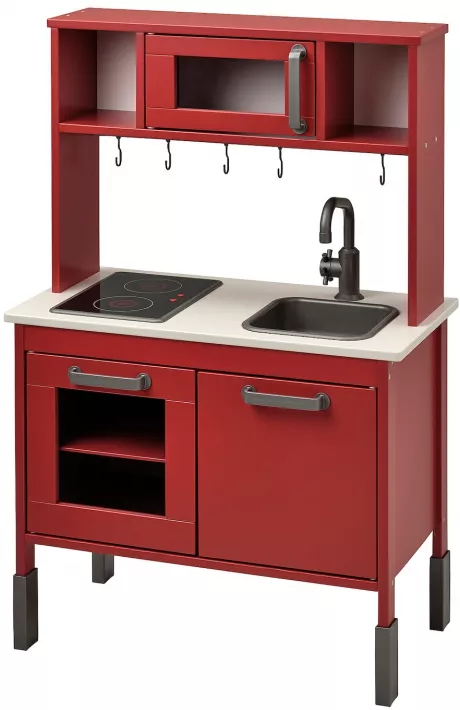 DUKTIG Spielküche, rot, 72x40x109 cm - IKEA Deutschland