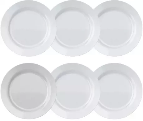 Jogo De Pratos Rasos 6 peças