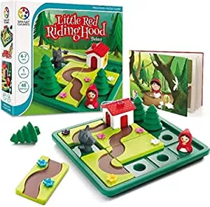 Smart Games - Little Red Riding Hood Deluxe, Puzzle Game with 48 Challenges and Picture Story Book, 4 - 7 Years: Amazon.de: Spielzeug