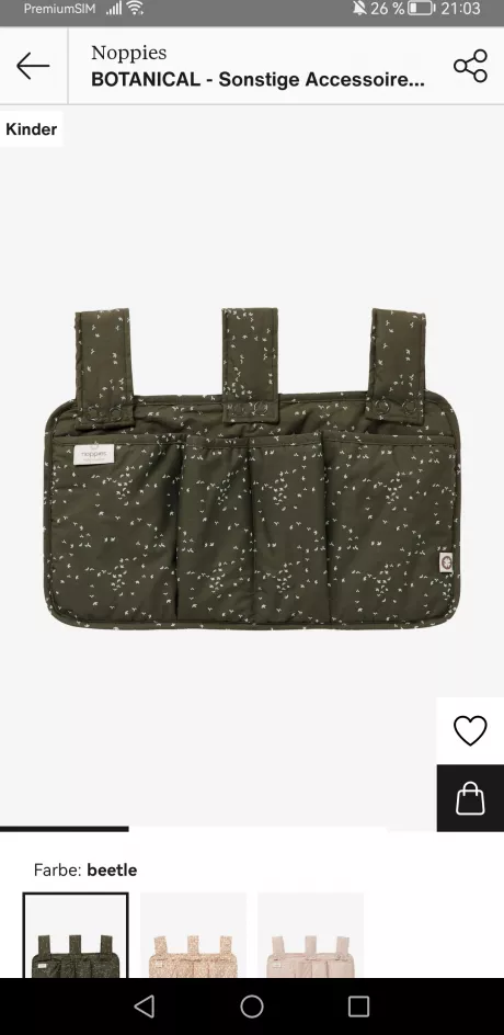 Organizer für Kinderwagen