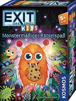 KOSMOS 683733 EXIT® - Das Spiel - Kids: Monstermäßiger Rätselspaß, spannendes Kinderspiel ab 5 Jahre, aus der Escape Room Spiel Reihe, für 1-4 Kinder, mehrfach spielbar, Geschenk für Kindergeburtstag: Amazon.de: Spielzeug