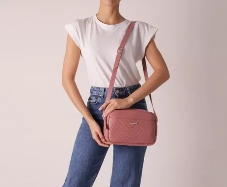 Crossbody Rosa Básica Grande | Anacapri