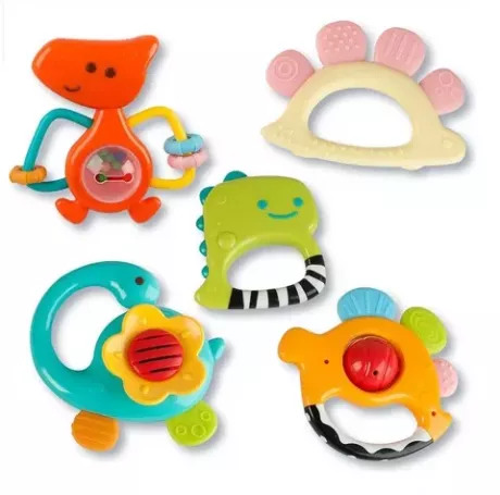 Kit Chocalhos Mordedores Dino Macio Infantil Bebe Brinquedo | MercadoLivre
