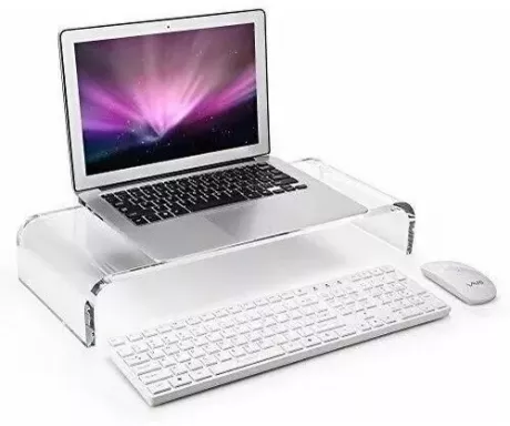 Suporte De Mesa Para Notebook Em Acrílico Home Office 40cm | Frete grátis