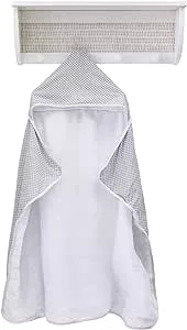 Toalha De Banho Papi Malhas Forrada Com Capuz Estampada 94Cm X 70Cm 01 Un, Papi Textil, Cinza | Amazon.com.br