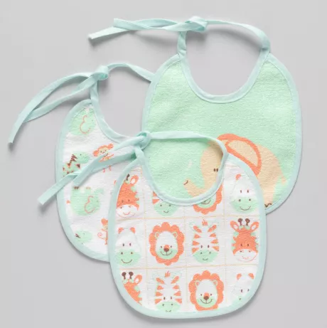 Kit Babador c/ 3 Peças impermeável Verde - Ropek Moda Bebê