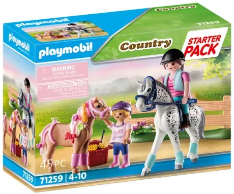 PLAYMOBIL 71259 Starter Pack Pferdepflege
