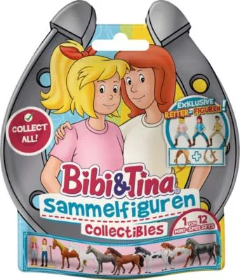 Bibi und Tina Sammelfigur braun weiß gescheckt mit Sternen (CRAZE)