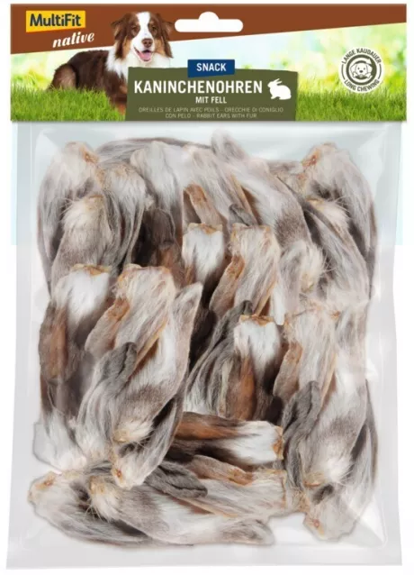 MultiFit Kaninchenohren 100g | FRESSNAPF