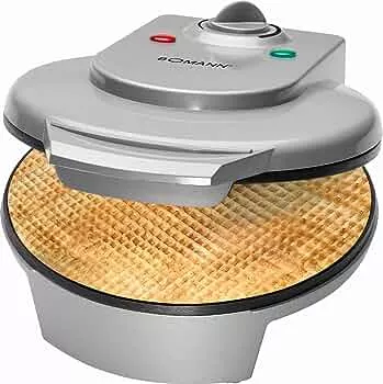 Amazon.de: Hörncheneisen Waffeleisen für Hauchdünne Waffeln - Hörnchenautomat Eiswaffeln mit Kegel - Hörnchen Backform Antihaftbeschichtung - Hörnchenkegel Groß Backfläche 18 cm