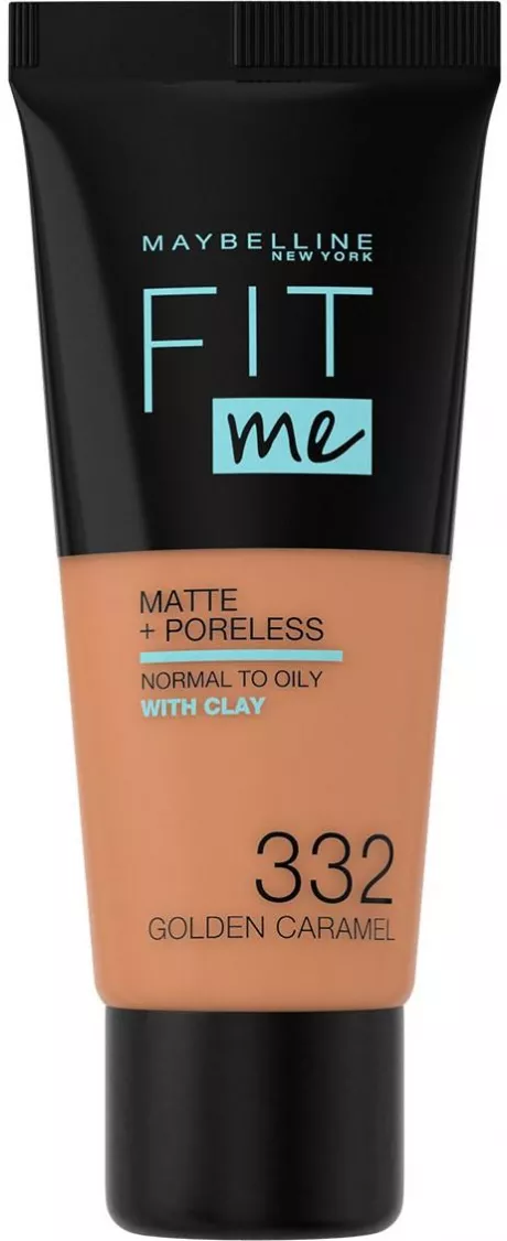 Maybelline Fit Me Matte + Poreless Foundation color: 332 Golden Cm