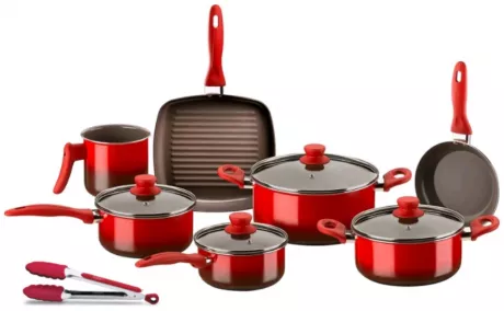 Jogo panela 7 pc brinox ceramic (R$449,98)