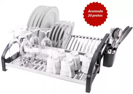 Escorredor inox (R$ 108, 68)