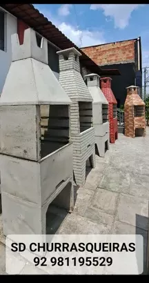 Churrasqueiras pré moldadas. (R$ 1.150,00)