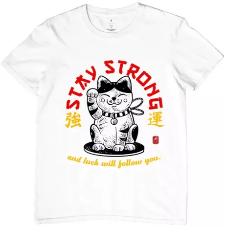 Camiseta Saori Dojo - Stay Strong - P