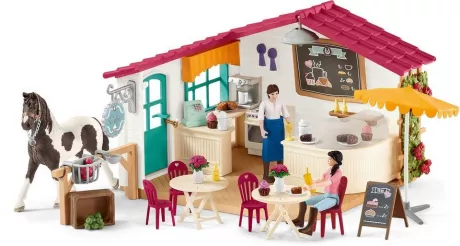 Schleich® Spielwelt HORSE CLUB, Reiter-Café (42592), Spielset HORSE CLUB (45292) »Reiter-Café«