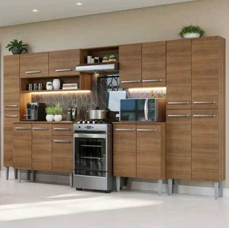 Armário Rustic Madesa Modelo Cozinha 04 3.25cmL X 1.86cmA (R$ 1.196,99) + Frete (R$ 375,39)