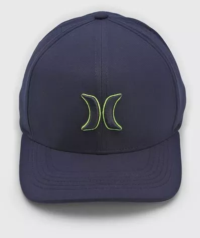 Boné Fechado Hurley Aba Curva Outline Imp Azul-Marinho - Compre Agora | Dafiti Brasil