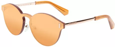 Óculos de Sol Feminino 5MM Clássico Redondo Dourado OC.CL.3837.0321 - Chilli Beans