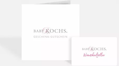 Geschenkgutschein-Karte online kaufen | Baby Kochs Düsseldorf Online Shop