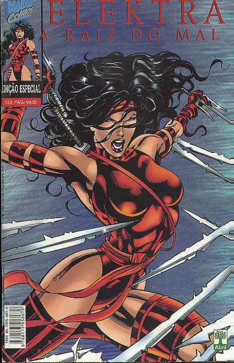 Elektra - A Raiz do Mal Editora Abril Gibis Quadrinhos HQs Mangás - Rika Comic Shop - Rika Comic Shop