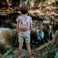 Fahrradkorb Mini Chari Natural