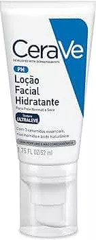 CeraVe, Loção Hidratante para o rosto, com Ácido Hialurônico, Niacinamida, Textura ultra fluida, 52ml : Amazon.com.br: Beleza