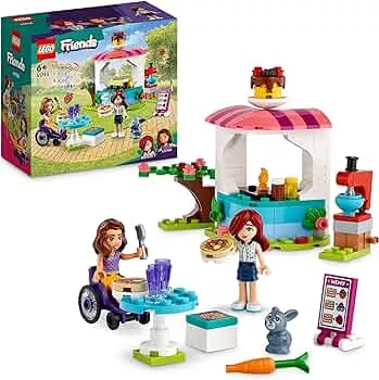 LEGO Friends Pfannkuchen-Shop Set, Kreatives Spielzeug für Jungen und Mädchen ab 6 Jahren mit Paisley und Luna Mini-Puppen sowie Hasen-Figur, Geschenk für Kinder 41753: Amazon.de: Spielzeug