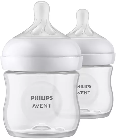 Philips Avent - 2er-Pack Babyflasche Natural Response, 125ml, ab Geburt | baby-walz