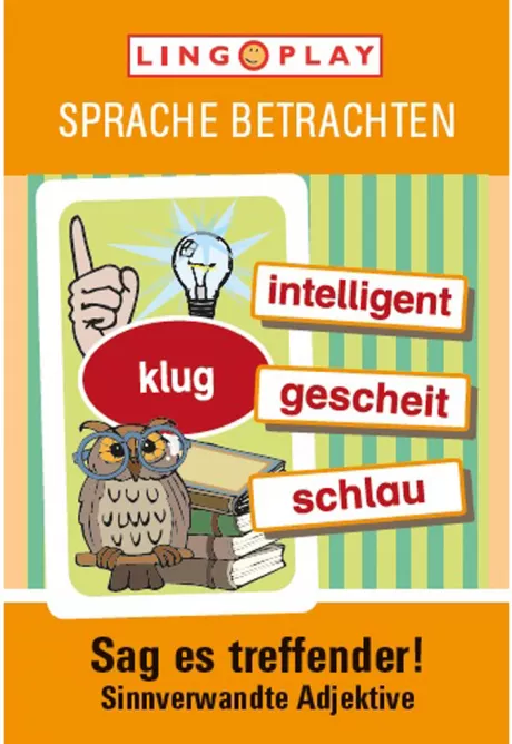 Sag es treffender! - LingoCards Sprache betrachten - Sinnverwandte Adjektive – Westermann