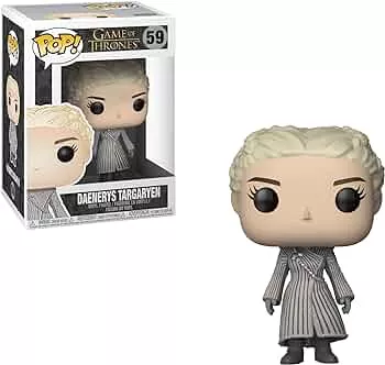 Funko Pop Game Of Thrones: Daenerys White Coat Nc Games Padrão | Amazon.com.br