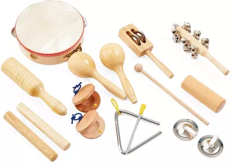 Set de 10 instruments de percussion | Nature & Découvertes