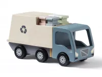 Kids Concept Müllwagen 'Aiden' inkl. Mülltonnen natur/blau ab 18 Monaten bei Fantasyroom online kaufen