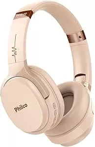 Fone de ouvido, Conexão Bluetooth 5.0, 150mW, Concha almofadada, PFO01BTG, Rose gold, Philco | Amazon.com.br