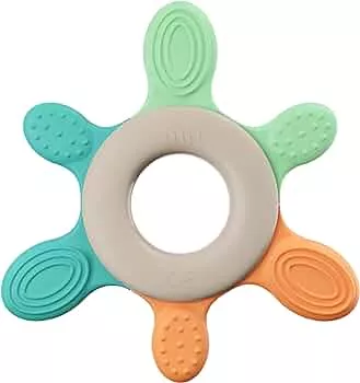NIP Baby Teether Chilling Toy Multicolour Teether Teether with Various Hardness Levels BPA Free Sustainable Promotes Play and Touch Senses from 3 Months : Amazon.de: Baby Products
