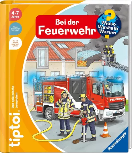 tiptoi® Wieso? Weshalb? Warum? Bei der Feuerwehr : Flucht, Daniela, Böwer, Niklas: Amazon.de: Bücher