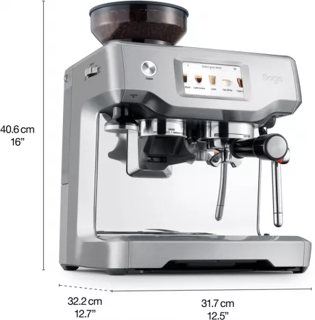 Siebträgermaschine Sage mit Milchfunktion