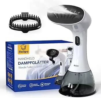 Rolipo Dampfglätter, 400ML Steamer Wassertank Dampfbürste Faltenentferner, für Zuhause, Büro, Reisen, Weiß : Amazon.de: Küche, Haushalt & Wohnen