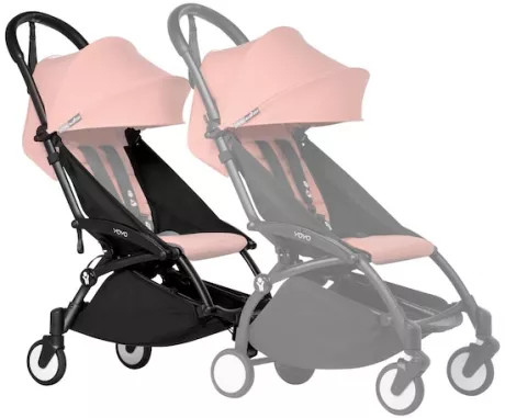 Babyzen - Erweiterungsset YOYO connect für YOYO2 zum Doppelkinderwagen - schwarz