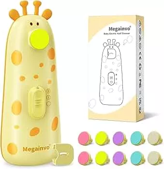 Electric Nail File Baby Nail Care Set Electric Nail Care Nail Trimmer Nail Scissors Nail Trimmer Nail File Manicure & Pedicure Set for Newborn Baby with Light, Yellow : Amazon.de: Baby Products