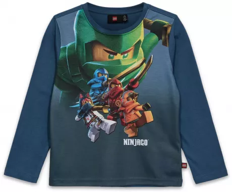 Lego LWTANO 619 T-Shirt L/S Langarmshirts middle blue jetzt bei Berger kaufen