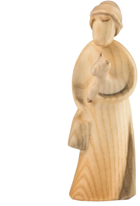 Hirte mit Kitz | 012 cm | bemalt | P4115-012-4