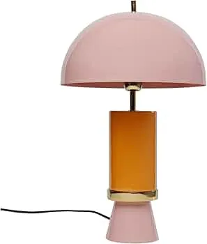 Kare Design Tischlampe Josy Pink, Gold, Orange, Metall, Moderne Tischleuchte, Büro, Wohnzimmer, Schlafzimmer, Office, keine Leuchtmittel inklusive, 51x30x30 (HxBxT) : Amazon.de: Beleuchtung