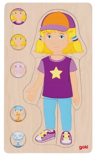 Schichtenpuzzle Mädchen